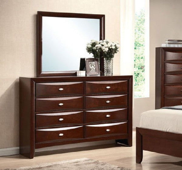 espresso brown dresser 1PerfectChoice Ireland Espresso 8-Drawer Dresser
