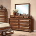 Acme Furniture - Konance Brown Cherry 10 Drawer Dresser - 20458