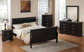 Acme Furniture - Louis Philippe III KD Black Eastern King Bed - 19497EK