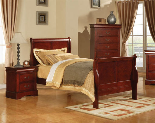 Acme Furniture - Louis Philippe III KD Cherry Full Bed - 19528AF-SP - GreatFurnitureDeal