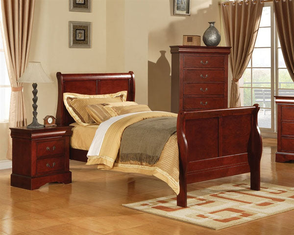 Acme Furniture - Louis Philippe III KD Cherry Full Bed - 19528AF-SP