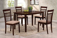Acme Furniture - Samuel Espresso 5 Piece Dining Table Set - 70325 - GreatFurnitureDeal
