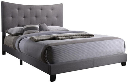 Acme Furniture - Venacha Gray Fabric Queen Platform Bed - 26360Q - GreatFurnitureDeal