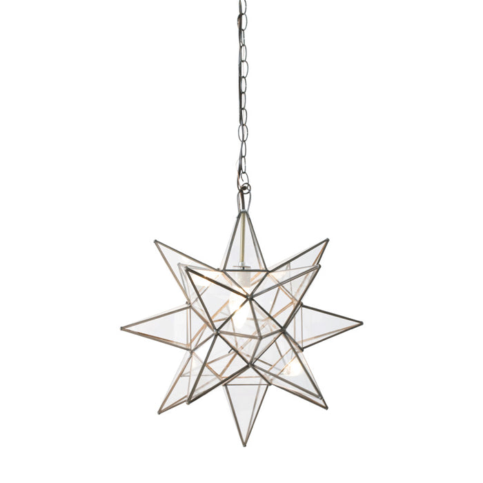 Worlds Away - Small Clear Star Chandelier - ACS110
