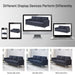 GFD Home -[VIDEO provided] [New]Modern 3-Piece Sofa Sets with Sturdy Metal Legs,Chenille Upholstered Couches Sets Including 3-Seat Sofa, Loveseat and Single Chair for Living Room Furniture Set (1+2+3 Seat) - GreatFurnitureDeal