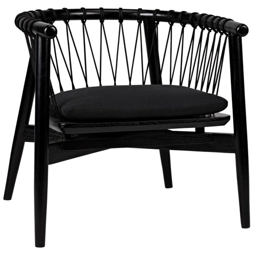 NOIR Furniture - Hector Chair, Charcoal Black - AE-124CHB - GreatFurnitureDeal