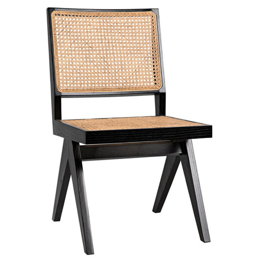 NOIR Furniture - Jude Side Chair, Charcoal Black - AE-129CHB - GreatFurnitureDeal