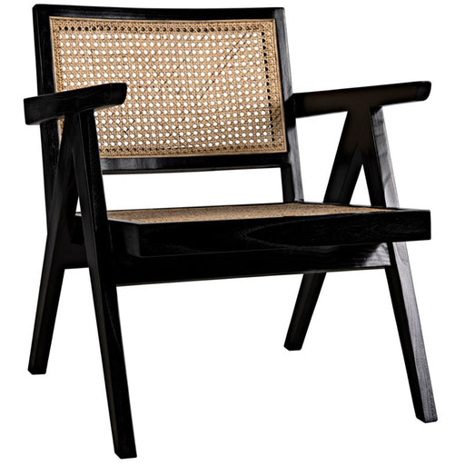 NOIR Furniture - Jude Relax Chair, Charcoal Black - AE-130CHB - GreatFurnitureDeal