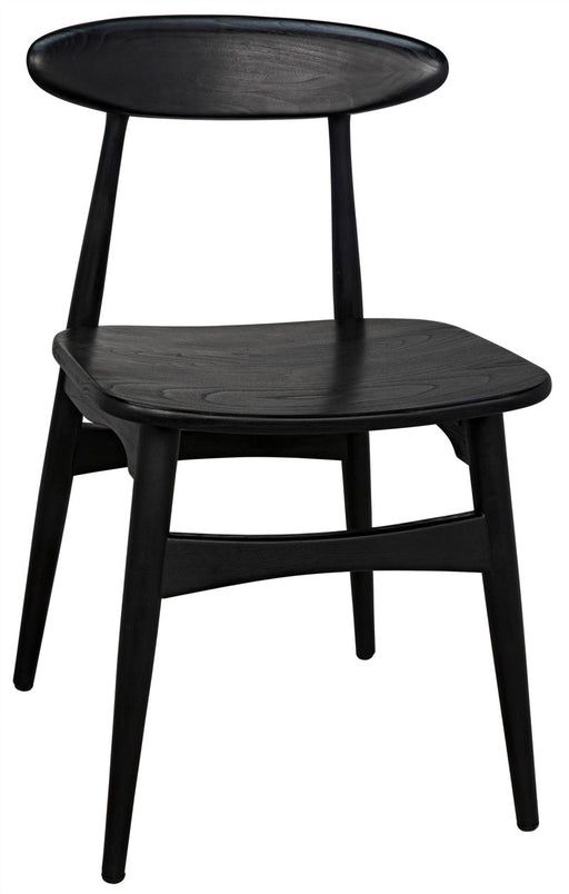 NOIR Furniture - Surf Chair, Charcoal Black - AE-15CHB - GreatFurnitureDeal