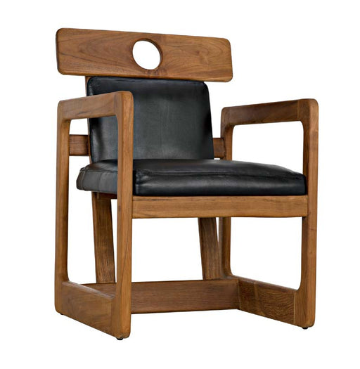 NOIR Furniture - Buraco Arm Chair in Teak - AE-223T - GreatFurnitureDeal