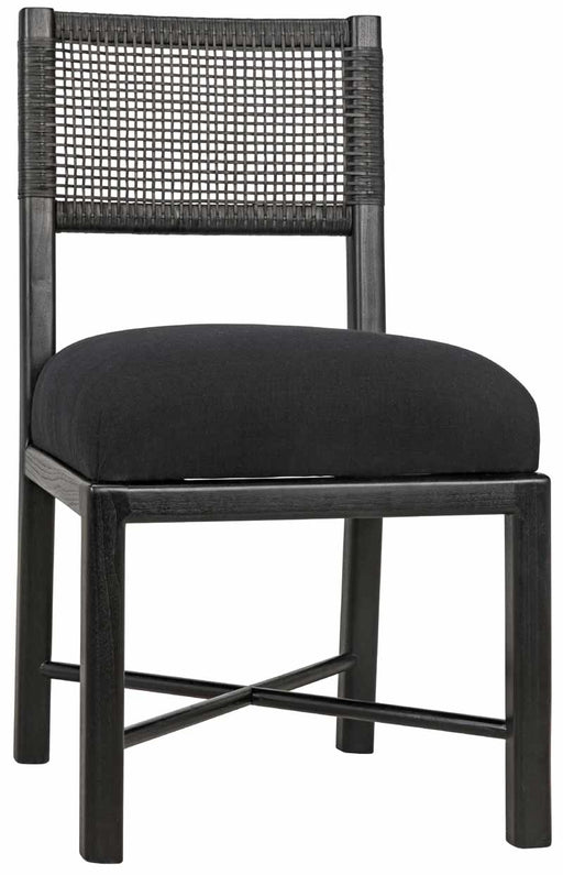 NOIR Furniture - Lobos Chair, Charcoal Black - AE-46CHB - GreatFurnitureDeal