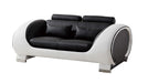 American Eagle Furniture - AE-D802 3-Piece Living Room Set in Black and White - AE-D802-BK.W