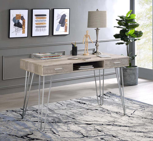 Myco Furniture - Aerin Writing Desk in Oak - AE136-D - GreatFurnitureDeal