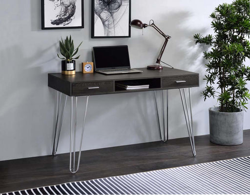 Myco Furniture - Aerin Writing Desk in Capuccino Oak - AE137-D - GreatFurnitureDeal