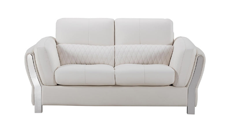 American Eagle Furniture - AE690 3-Piece Living Room Set in White - AE690-W