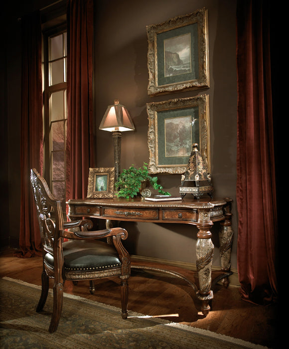 AICO Furniture - Villa Valencia Writing Desk Set in Chestnut - 72277-55-SET