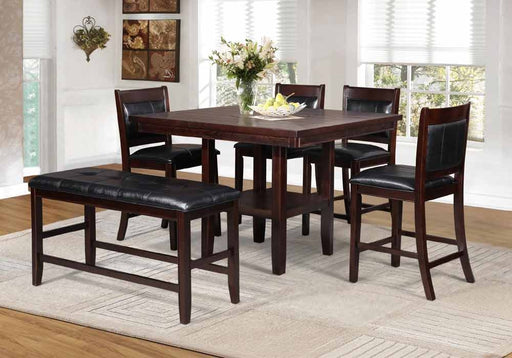 Myco Furniture - Allison Counter Height Pub Table with Lazy Susan - AL727-T - GreatFurnitureDeal