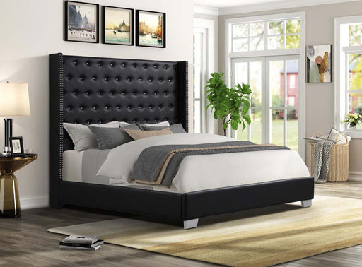 Myco Furniture - Alanis King Bed in Black - AL8027-K-BK - GreatFurnitureDeal