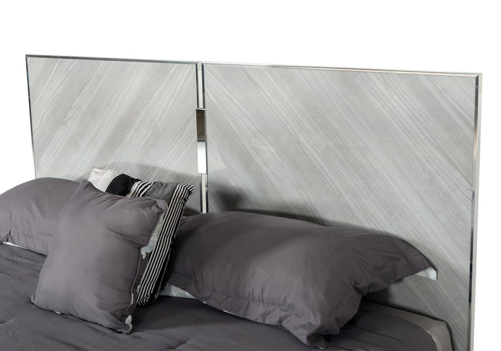 VIG Furniture - Nova Domus Alexa Italian Modern Grey Bed - VGACALEXA-BED