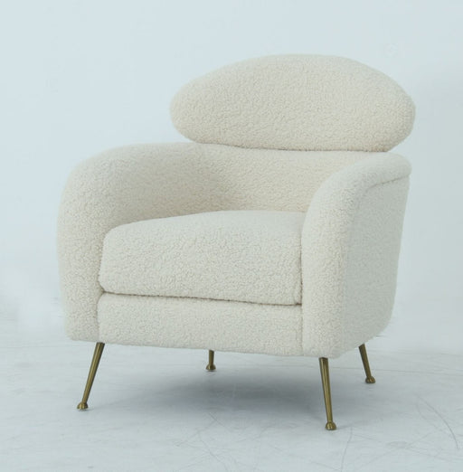 VIG Furniture - Modrest Altura - Modern Faux Fur Lounge Chair - VGODDY-9176-LC - GreatFurnitureDeal