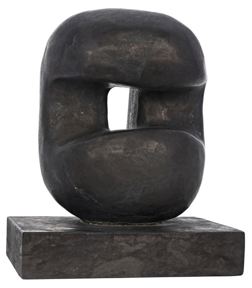 NOIR Furniture - Juno Sculpture, Black Marble - AM-240BM - GreatFurnitureDeal