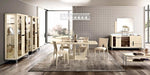 ESF Furniture - Ambra 5 Piece Dining Table Set in Ivory - AMBRA-DT-200-5SET - GreatFurnitureDeal