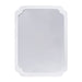 Worlds Away - White Lacquer Pinched Corner Mirror - AMELIA WH - GreatFurnitureDeal