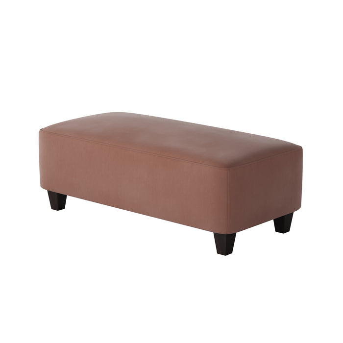 Southern Home Furnishings - Bella Rosewood Cocktail Ottoman in Rose - 100-C Bella Rosewood 49" Wide - GreatFurnitureDeal