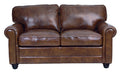 Mariano Italian Leather Furniture - Andrew Italian Leather Loveseat - LUK-ANDREW-L - GreatFurnitureDeal
