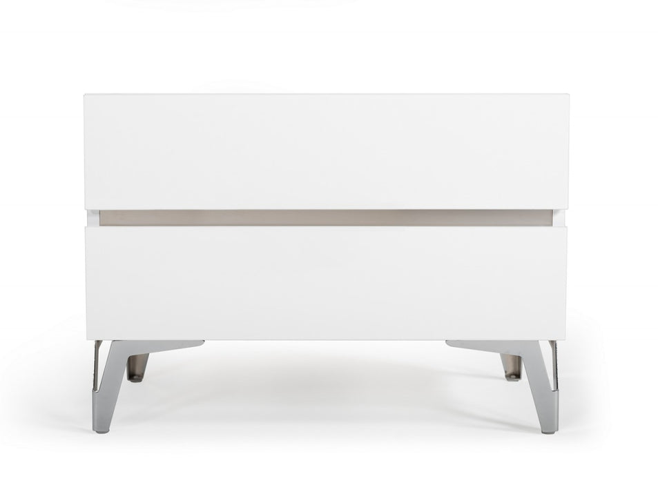 VIG Furniture - Nova Domus Angela - Italian Modern White Nightstand - VGACANGELA-NS - GreatFurnitureDeal
