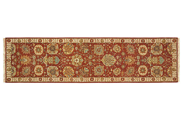 Oriental Weavers - Angora Rust/ Ivory Area Rug - 12303 - GreatFurnitureDeal