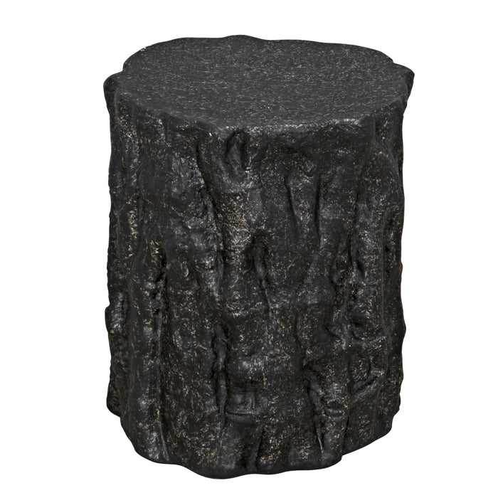 Noir Furniture - Damono Stool/Side Table, Black Fiber Cement - AR-304BF - GreatFurnitureDeal