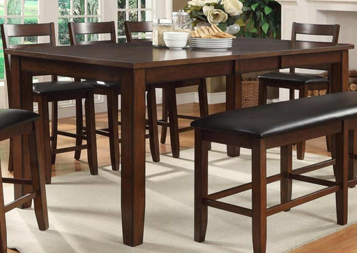 Myco Furniture - Arianna Counter Height Pub Table with 18" Leaf in Brown - AR728-T