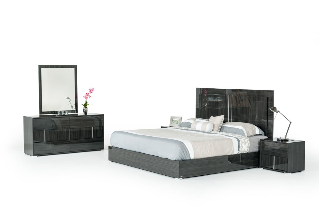 VIG Furniture - Modrest Ari Italian Modern Grey Nightstand - VGACARI-NS