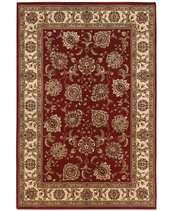 Oriental Weavers - Ariana Red/ Ivory Area Rug - 117C3 - GreatFurnitureDeal