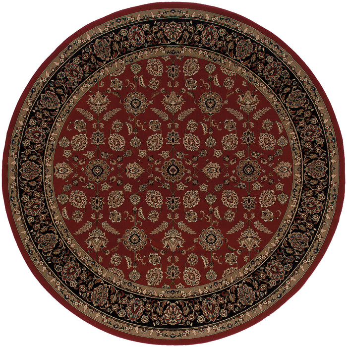 Oriental Weavers - Ariana Red/ Black Area Rug - 271C3