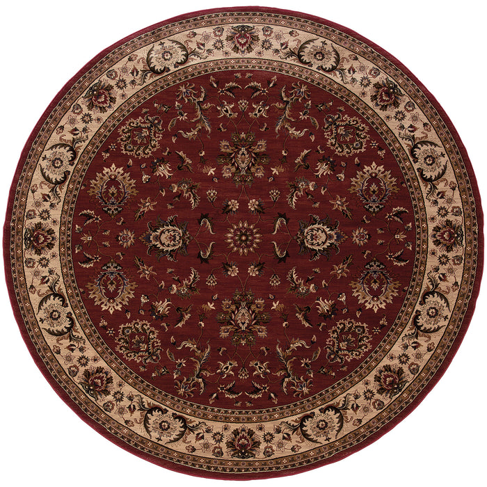 Oriental Weavers - Ariana Red/ Ivory Area Rug - 311C3 - GreatFurnitureDeal