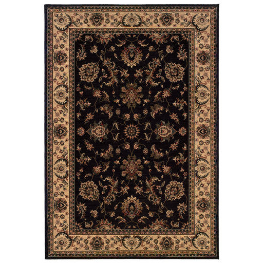 Oriental Weavers - Ariana Black/ Ivory Area Rug - 311K3 - GreatFurnitureDeal