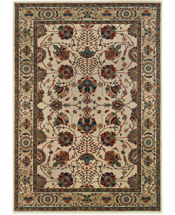 Oriental Weavers - Ariana Ivory/ Red Area Rug - 431O3 - GreatFurnitureDeal