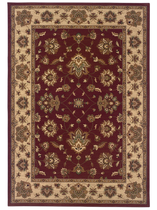 Oriental Weavers - Ariana Red/ Ivory Area Rug - 623V3 - GreatFurnitureDeal