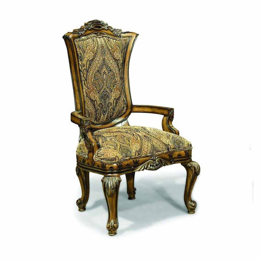 Benetti's Italia - Firenza Arm Chair Set of 2 in Golden Brown, Chenille - FIRENZA-AC-GOLDEN BROWN - GreatFurnitureDeal