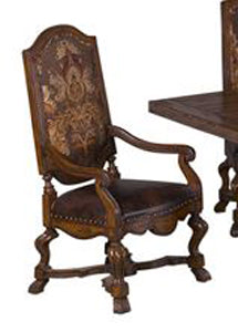 Benetti's Italia - Majorica Upholstered Dining Arm Chair - MAJORICA-AC - GreatFurnitureDeal