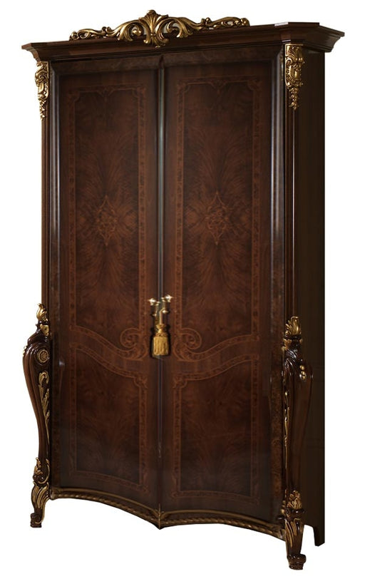 ESF Furniture - Arredoclassic Italy Donatello 2-Door Wardrobe - DONATELLO2DOORWB - GreatFurnitureDeal