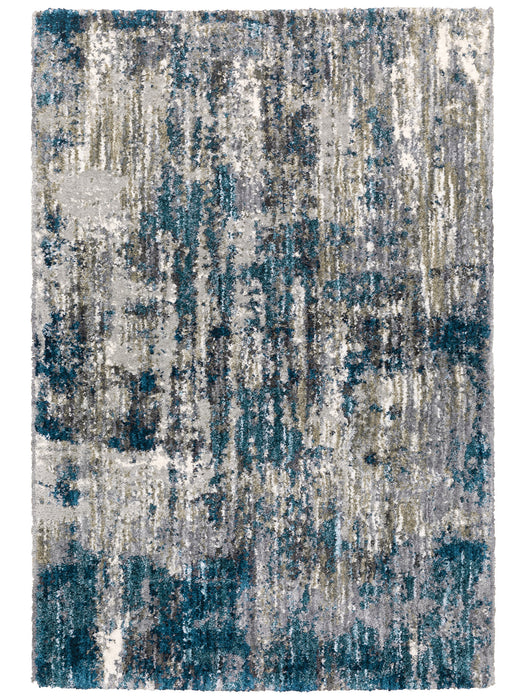 Oriental Weavers - Aspen Grey/ Blue Area Rug - 2061L