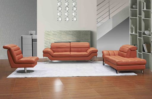 J&M Furniture - Astro Pumpkin 3 Piece Living Room Set - 18062-3SET