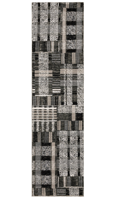 Oriental Weavers - Atlas Black/ Grey Area Rug - 752C0 - GreatFurnitureDeal