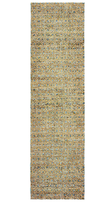Oriental Weavers - Atlas Blue/ Gold Area Rug - 8048B