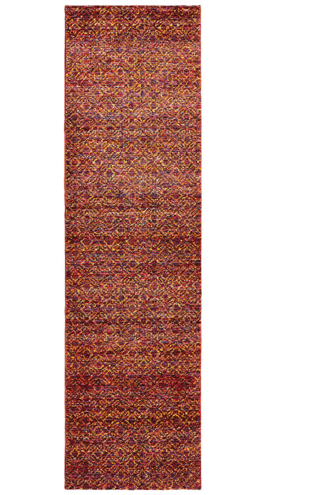 Oriental Weavers - Atlas Red/ Rust Area Rug - 8048K