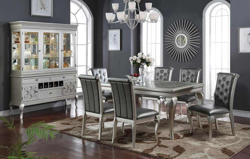 Myco Furniture - Aurora Dining Table in Silver - AU505-T - GreatFurnitureDeal