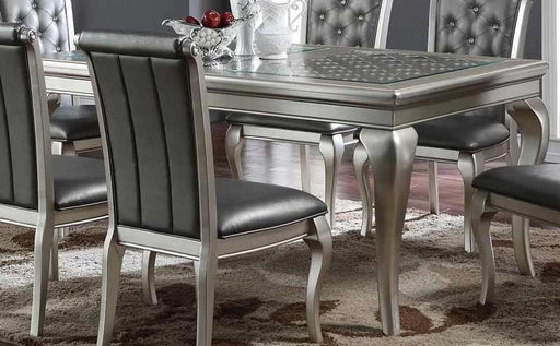 Myco Furniture - Aurora Dining Table in Silver - AU505-T - GreatFurnitureDeal
